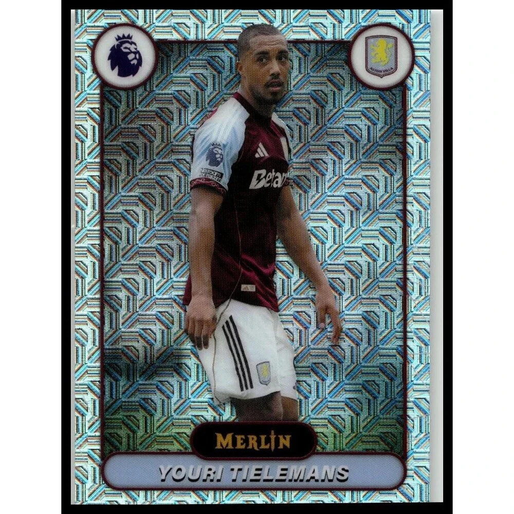 2026 Merlin Premier League Youri Tielemans #25 Aston Villa Base